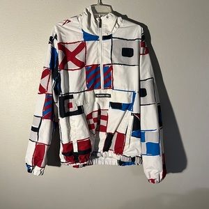 XL members only windbreaker! Water resistant and has a pocket!